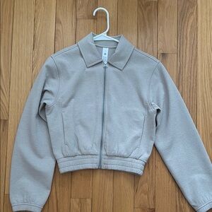 Lululemon bubble knit zip up